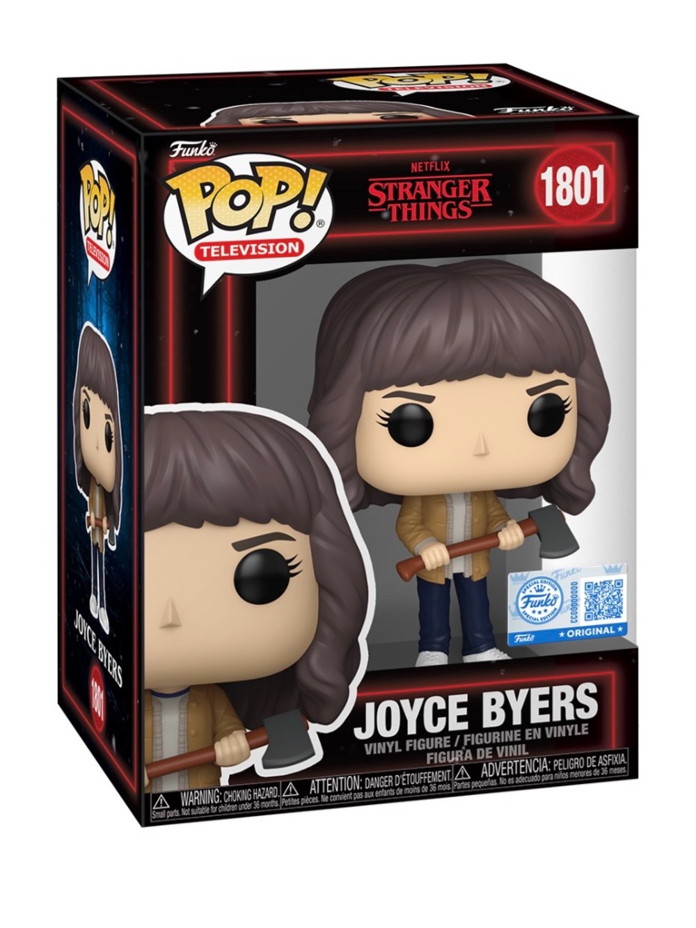 Funko Pop! Joyce Byers Vinyl Figure - Brown Jacket, Blue Jeans